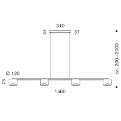 serien.lighting Reef LED Suspension Pendelleuchte