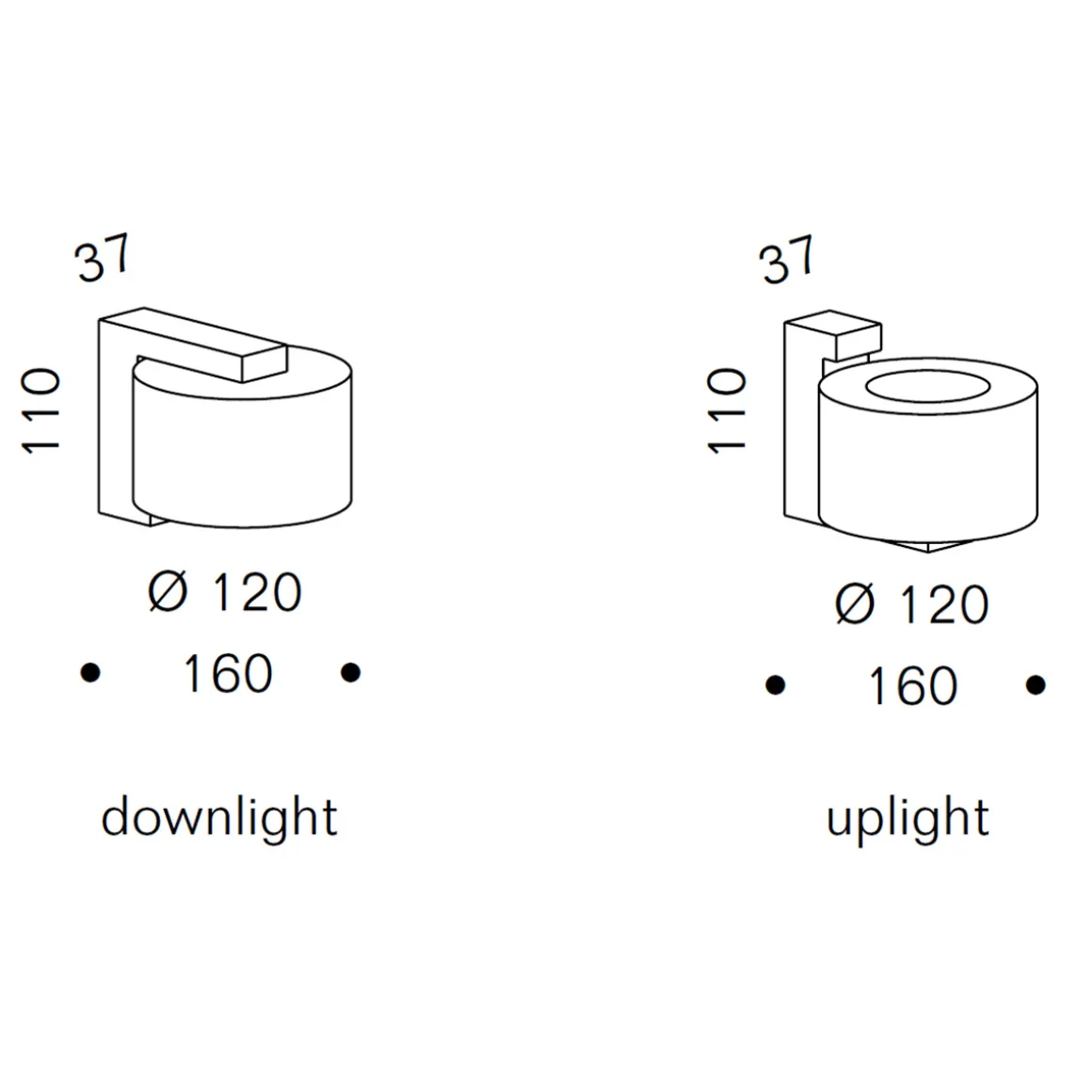 serien.lighting Reef LED Wall Wandleuchte
