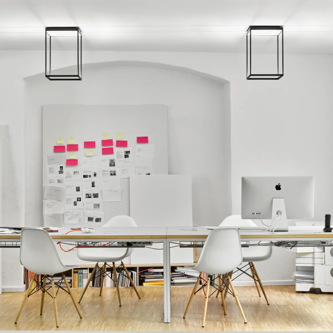 serien.lighting Reflex² Ceiling M 450 LED Deckenleuchte, schwarz