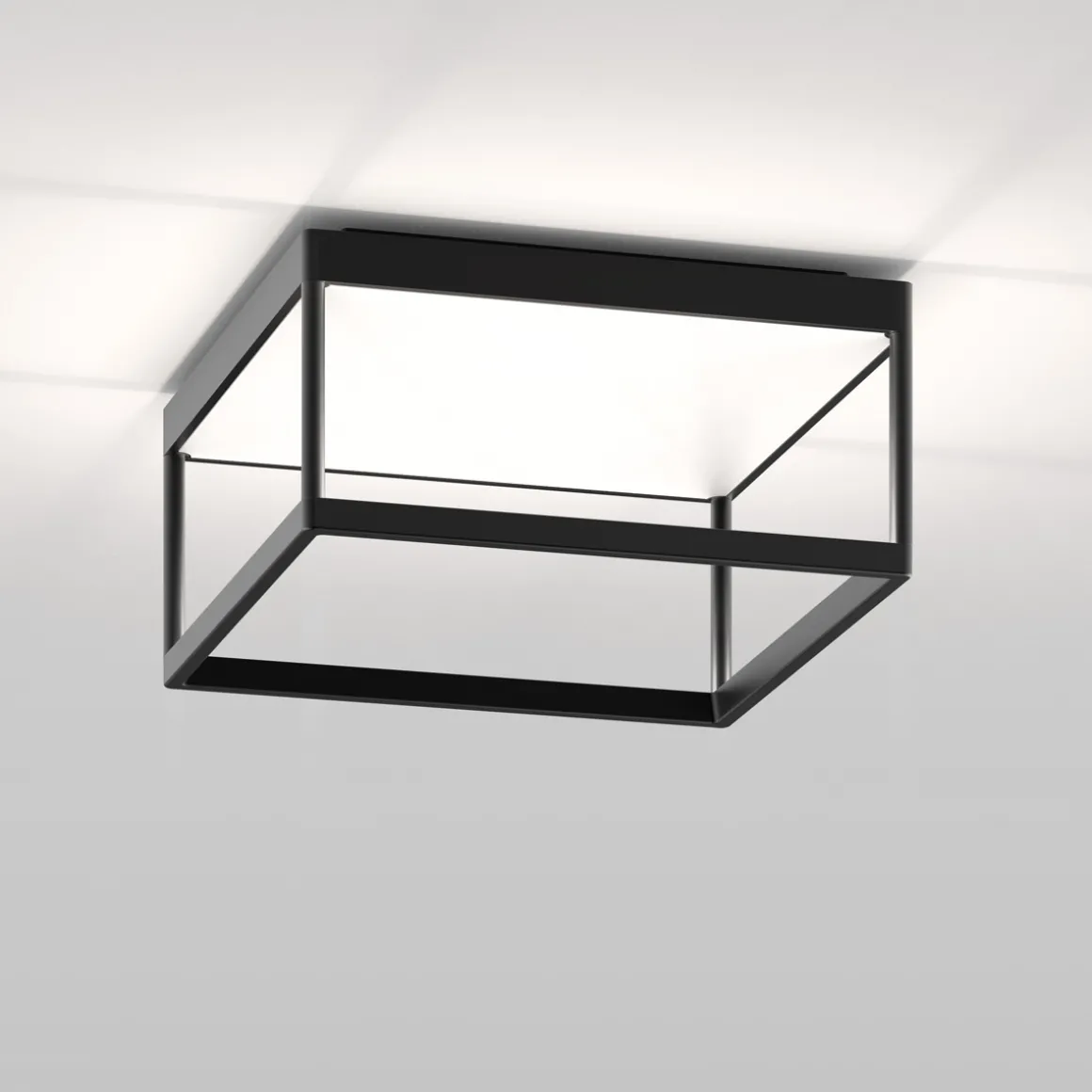 serien.lighting Reflex² Ceiling M 150 LED Deckenleuchte, schwarz