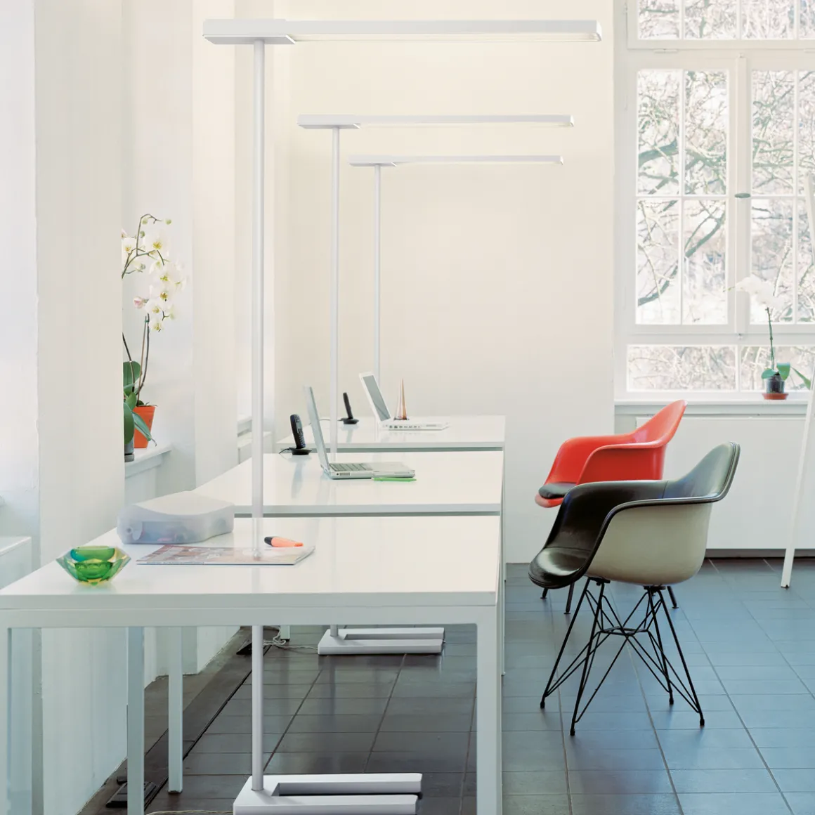 serien.lighting Slice² Floor LED Stehleuchte, mit Sensorik