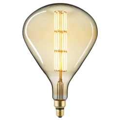 Sigor LED Filament Giantlampe Tear E27 Gold, 8 W, 2000 K, dimmbar