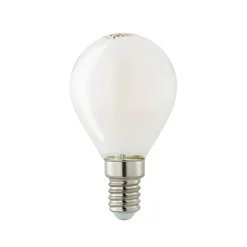Sigor LED Filament Kugellampe E14 opal, 4,5 W, 2700 K, dimmbar