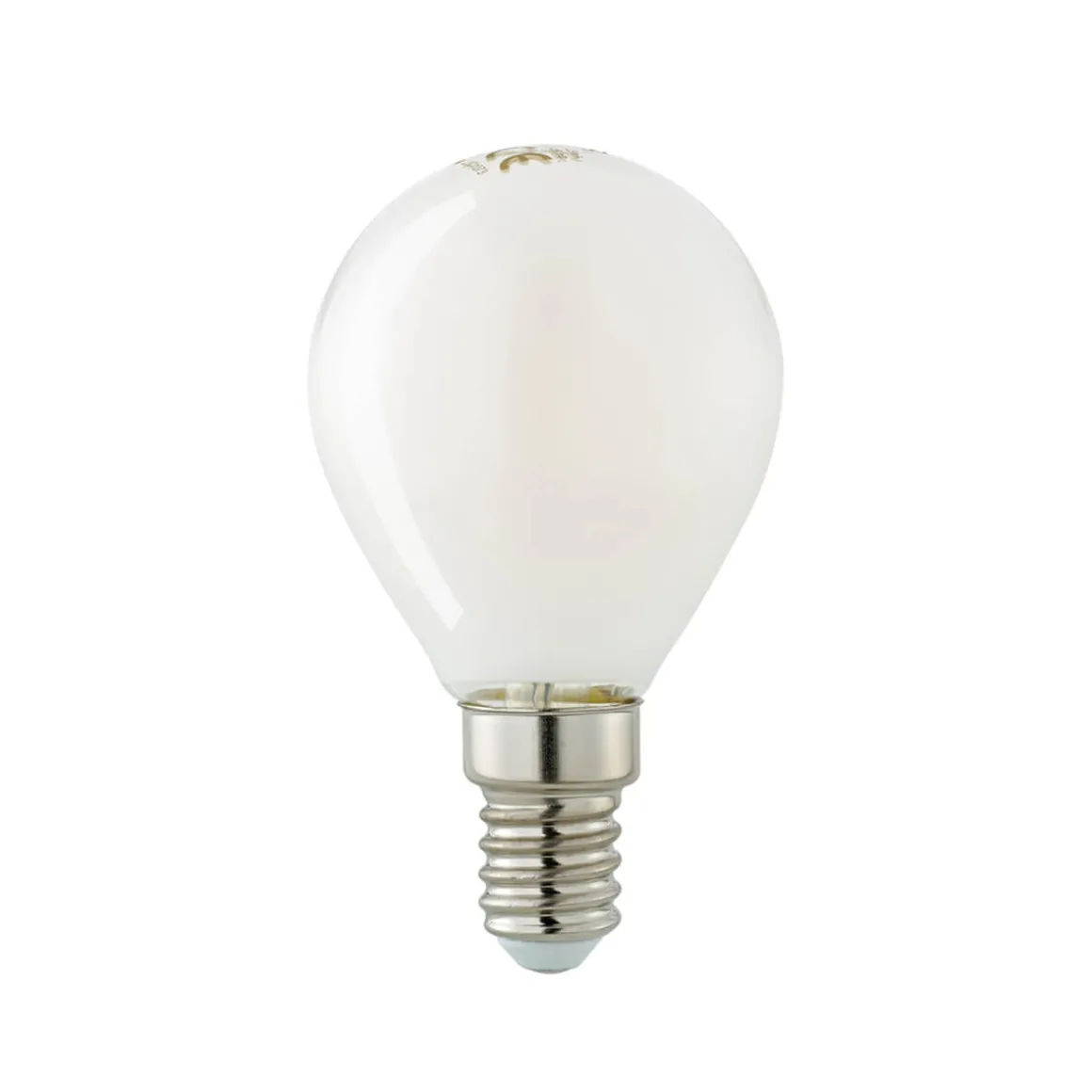 Sigor LED Filament Kugellampe E14 opal, 4,5 W, 2700 K, dimmbar