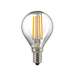 Sigor LED Filament Kugellampe E14 klar, 4,5 W, Dim-to-Warm
