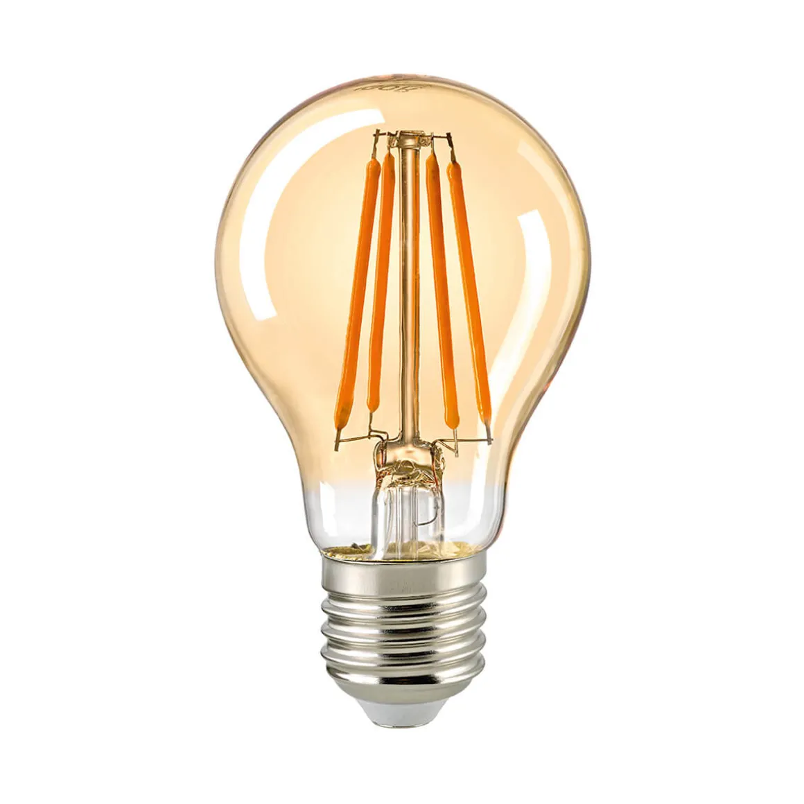 Sigor LED Filament Normallampe E27 Gold, 7 W, 2500 K, dimmbar