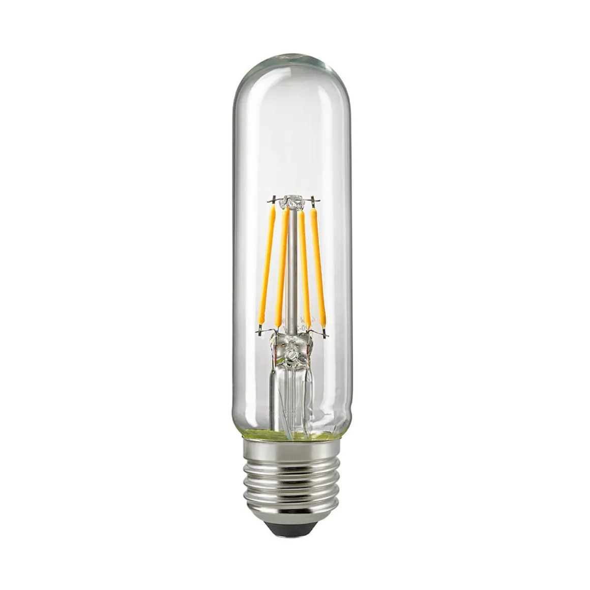 Sigor LED Filament Röhrenlampe T32 E27 klar, 6,5 W, 2700 K, dimmbar