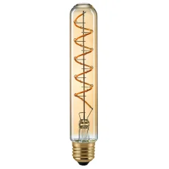 Sigor LED Filament Röhrenlampe Curved E27 Gold, 4 W, 1800 K, dimmbar