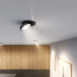 Sigor Nivo LED Decken-Einbauleuchte, schwenkbar, Ø: 11,1 cm