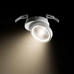 Sigor Nivo LED Decken-Einbauleuchte, schwenkbar, Ø: 11,1 cm