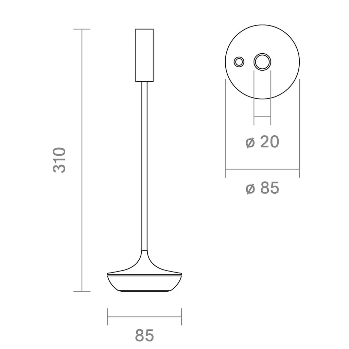 Sigor Nucandle LED Akkuleuchte
