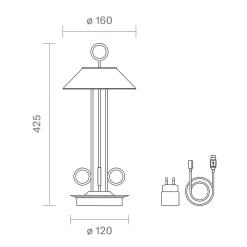 Sigor Nudiderot LED Akkuleuchte