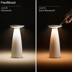 Sigor Nuflair LED Akkuleuchte & Vase