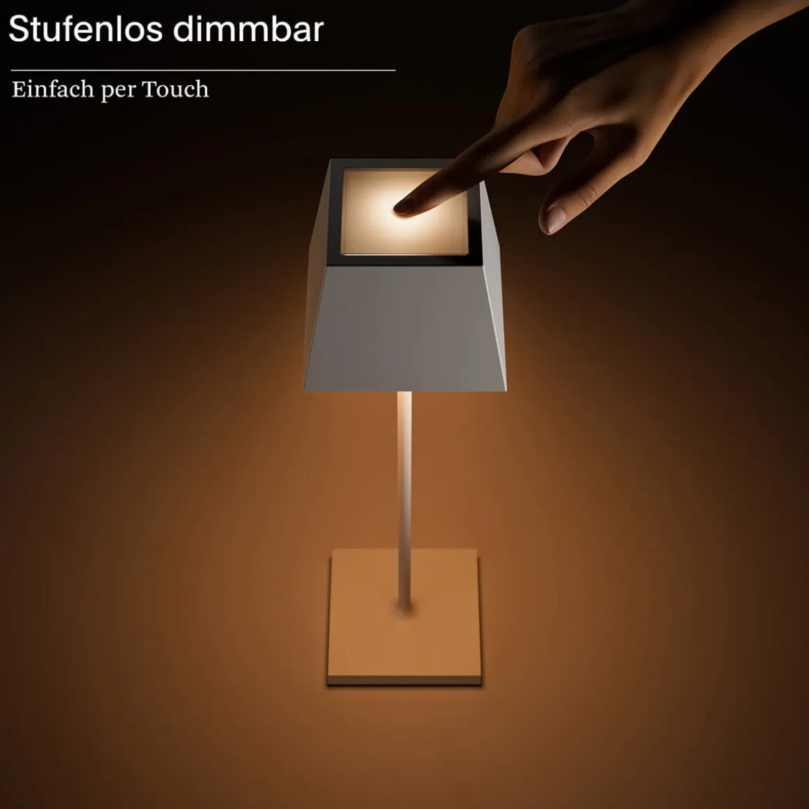 Sigor Nuindie LED Akkuleuchte, Flex-Mood, eckig