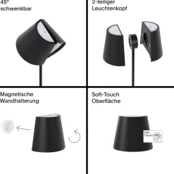 Sigor Nuindie tango LED Akkuleuchte, Flex-Mood