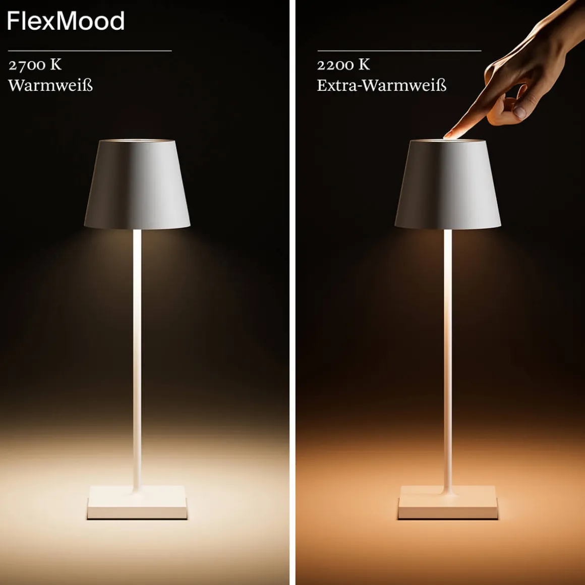 Sigor Nuindie tango LED Akkuleuchte, Flex-Mood