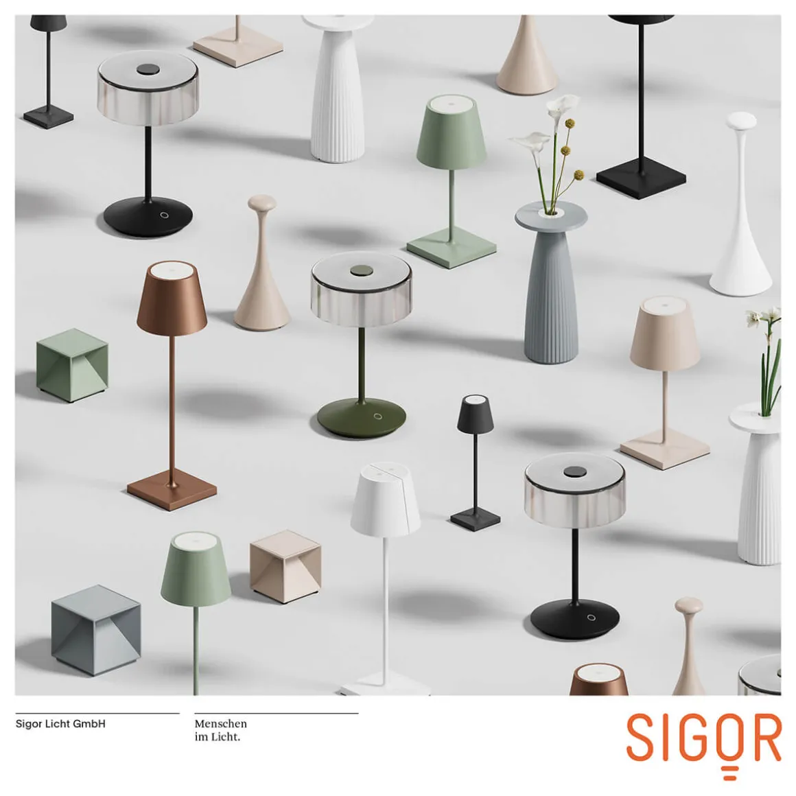 Sigor Nuindie tango LED Akkuleuchte, Flex-Mood