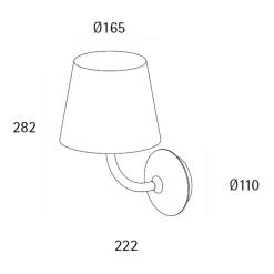 Sigor Nupara LED Außenwandleuchte, Rückläufer
