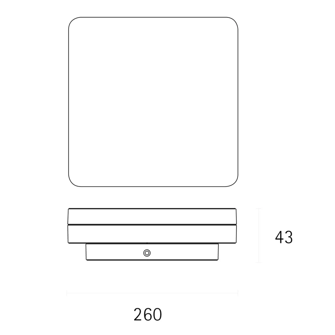 Sigor Square LED Deckenleuchte