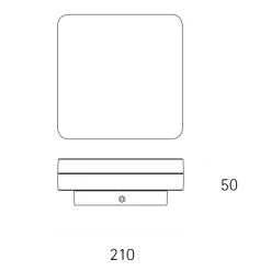 Sigor Square LED Deckenleuchte IP44