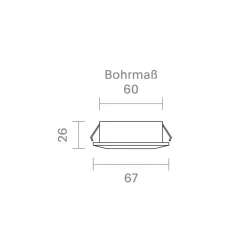 Sigor 5W Diled LED Downlight Einbauleuchte, Dim-to-Warm