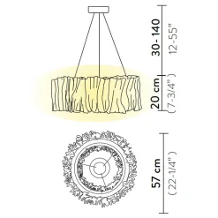 Slamp Accordeon LED Suspension