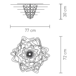 Slamp Aurora Ceiling Large