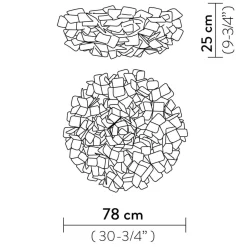 Slamp Clizia Mama non Mama Ceiling / Wall Large