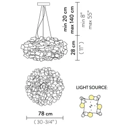 Slamp Clizia Mama non Mama Suspension Large