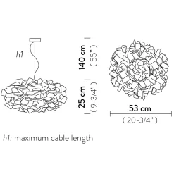 Slamp Clizia Pixel Suspension