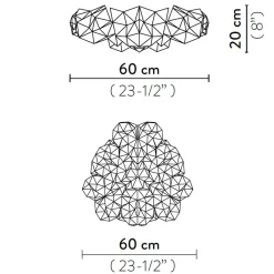 Slamp Drusa Ceiling / Wall