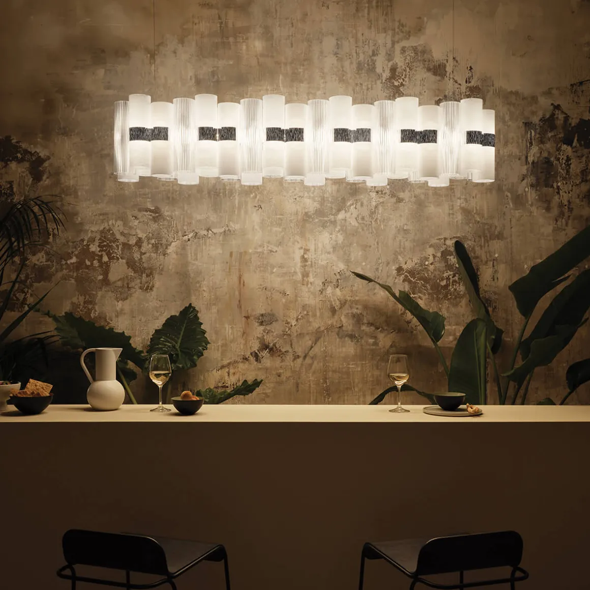 Slamp La Lollo LED Suspension Linear 140
