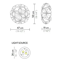 Slamp La Vie Ceiling / Wall Medium