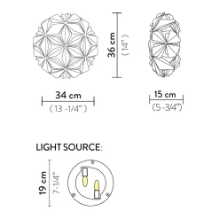 Slamp La Vie Ceiling / Wall Mini