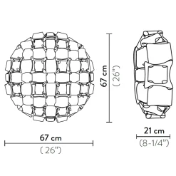 Slamp Mida Ceiling / Wall Large, 1. Generation