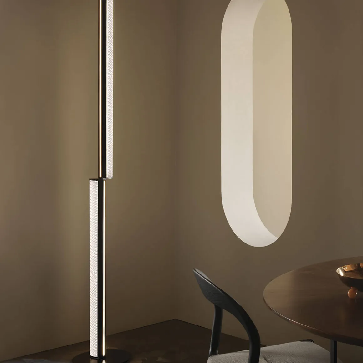 Slamp Modula Twisted LED Floor