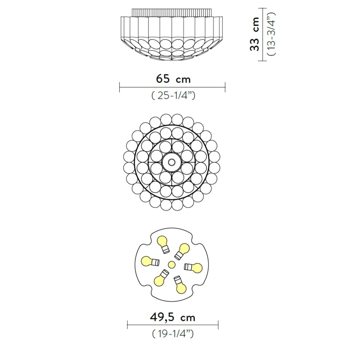 Slamp Odeon 65 Ceiling