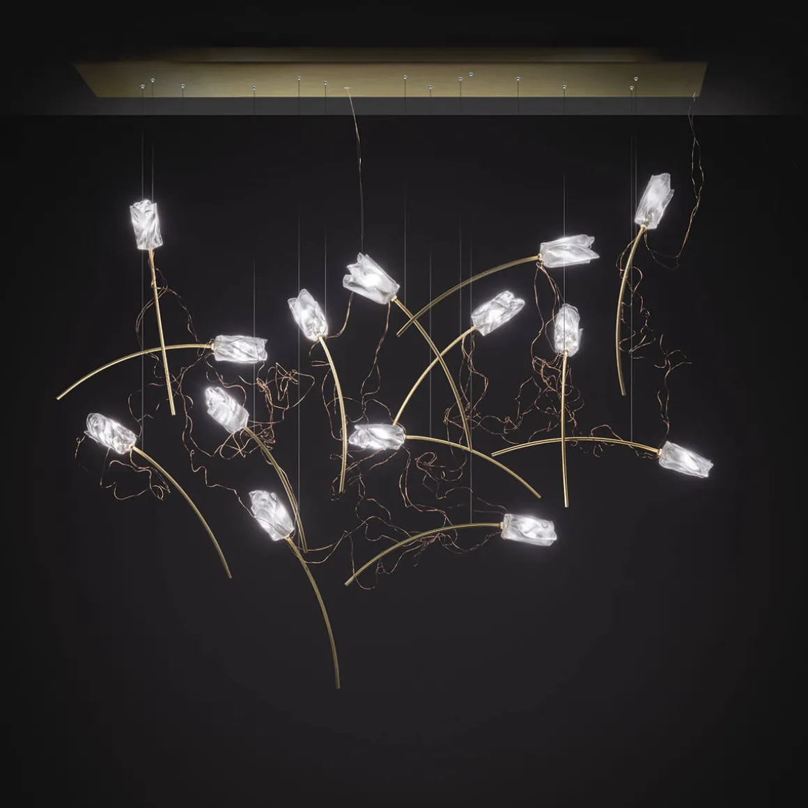 Slamp Tulip 14 Linear LED Suspension