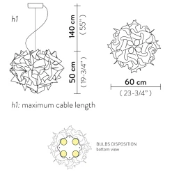 Slamp Veli Large Couture Suspension