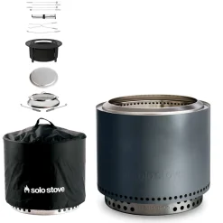 Solo Stove Bonfire 2.0 Feuerschale mit Standfuß & Surround, Premium-Set