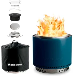 Solo Stove Bonfire 2.0 Feuerschale mit Standfuß & Surround, Premium-Set