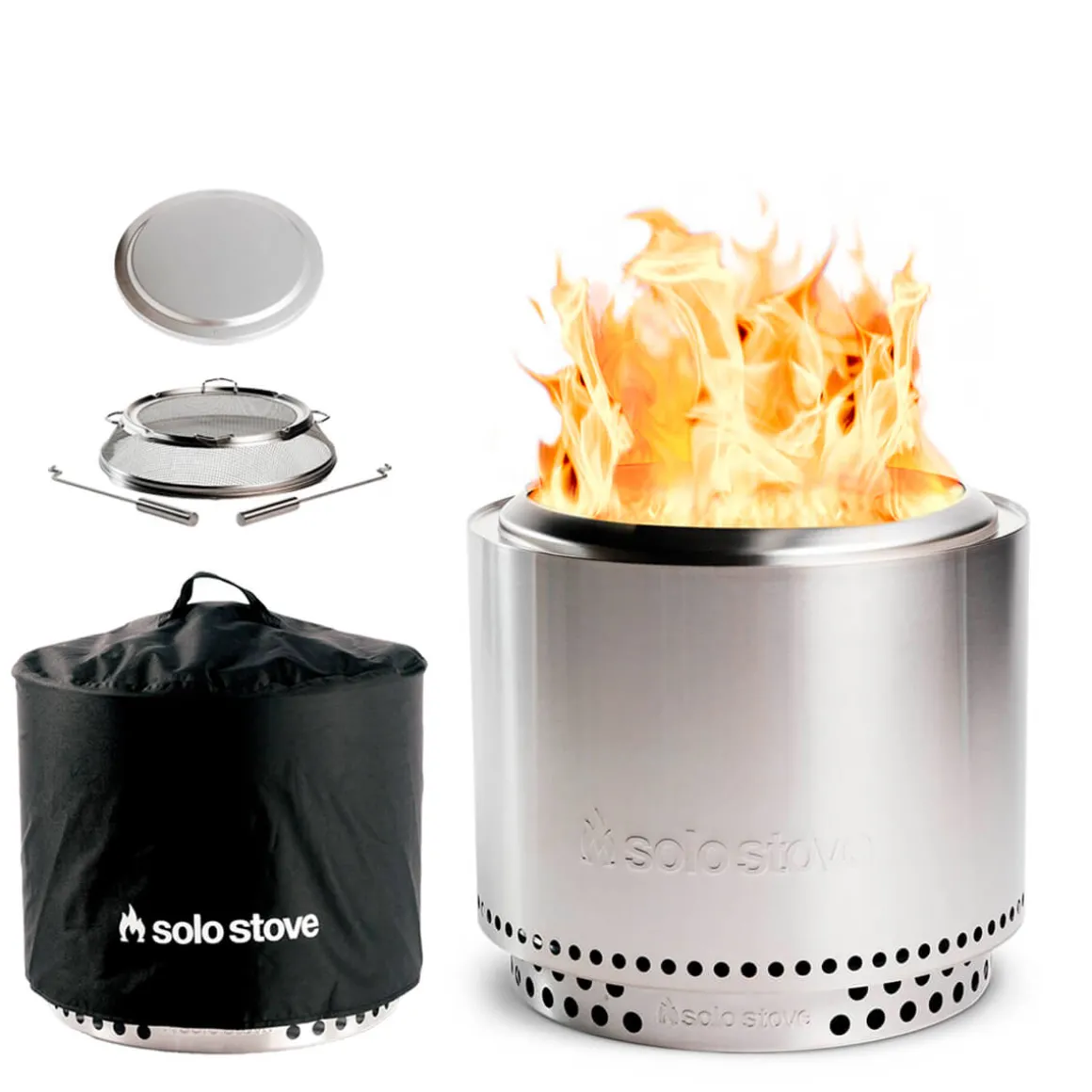 Solo Stove Bonfire 2.0 Feuerschale mit Standfuß, Garten-Set