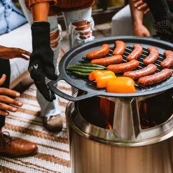 Solo Stove Bonfire Gusseisen-Grillrost mit Aufsatz