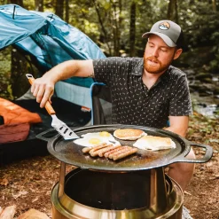 Solo Stove Bonfire Gusseisen-Plancha mit Aufsatz