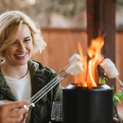Solo Stove Mesa XL Tischfeuer & Tischkamin, inkl. Mini Brennholz Buche