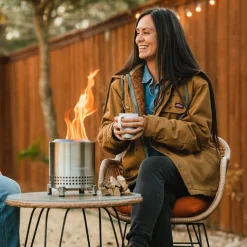 Solo Stove Mesa XL Tischfeuer & Tischkamin, inkl. Mini Brennholz Buche