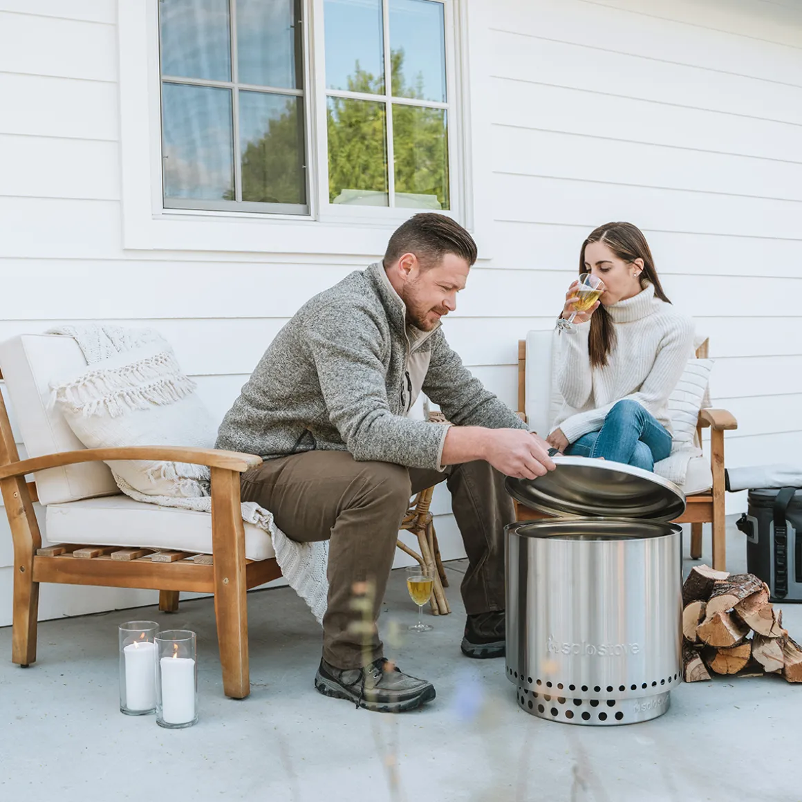 Solo Stove Ranger 2.0 Feuerschale mit Standfuß, inkl. Deckel