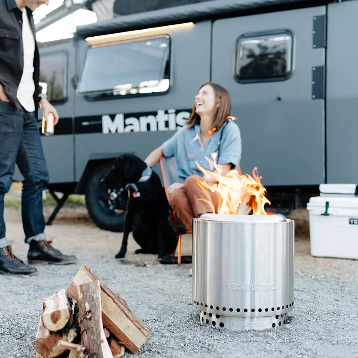 Solo Stove Ranger 2.0 Feuerschale mit Standfuß, inkl. Deckel