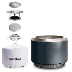 Solo Stove Yukon 2.0 Feuerschale mit Standfuß, Komplett-Set