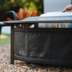 Solo Stove Yukon 2.0 Feuerschale mit Standfuß & Surround, Premium-Set